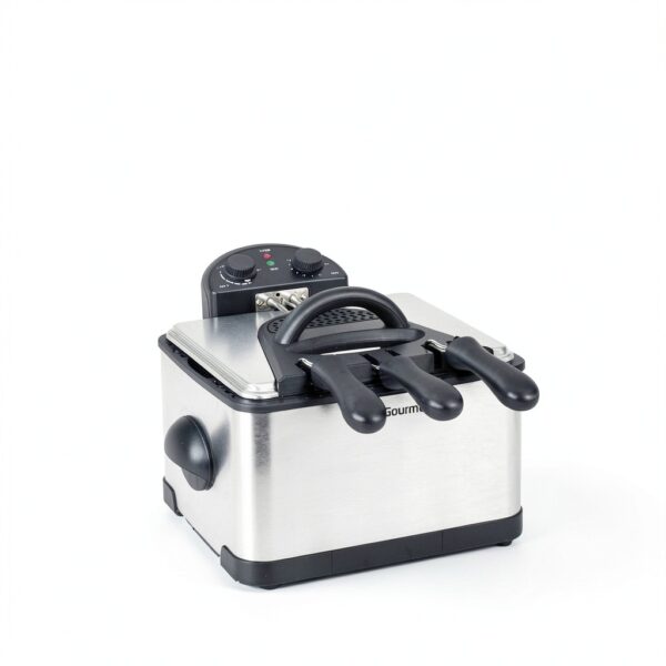 Elite Gourmet EDF-401T Electric Deep Fryer 4.5 Qt 3-Basket-2